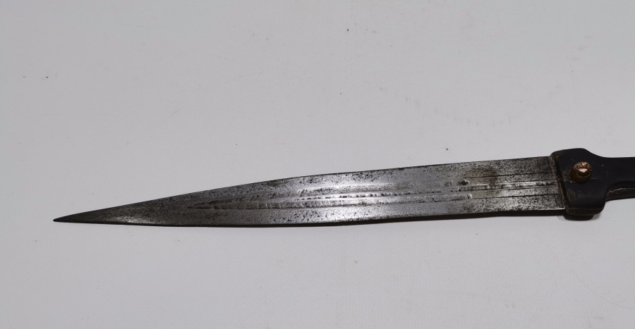 OSMANLI DÖNEMİ BOYNUZ SAPLI ERZİNCAN İŞİ ÇOK NADİR BÜYÜK BOY ÇERKEZ KAMASI