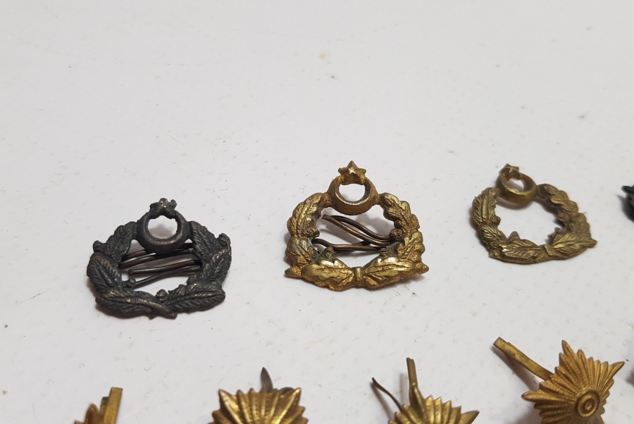 CUMHURİYET BAŞLARI SUBAY KOKART VE ROZET LOTU