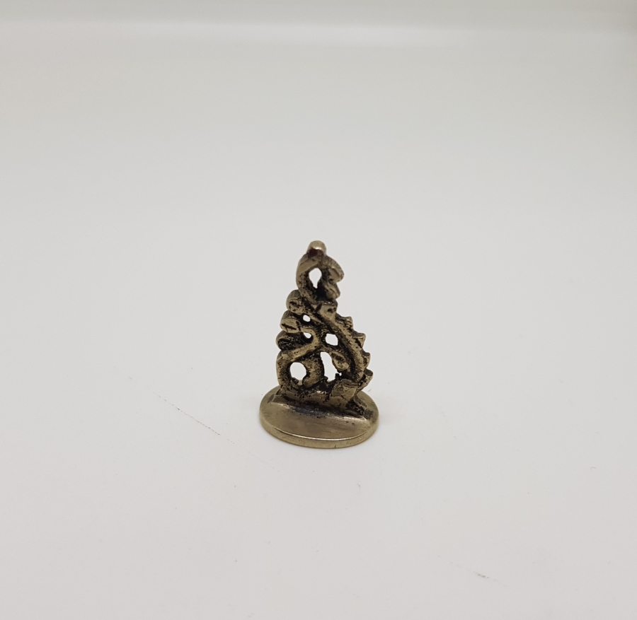 MEŞHUR HAKKAK DANA EFENDİ PARAFLI OSMANLI DÖNEMİ EL KAZIMA GÜMÜŞ ŞAHIS MÜHRÜ