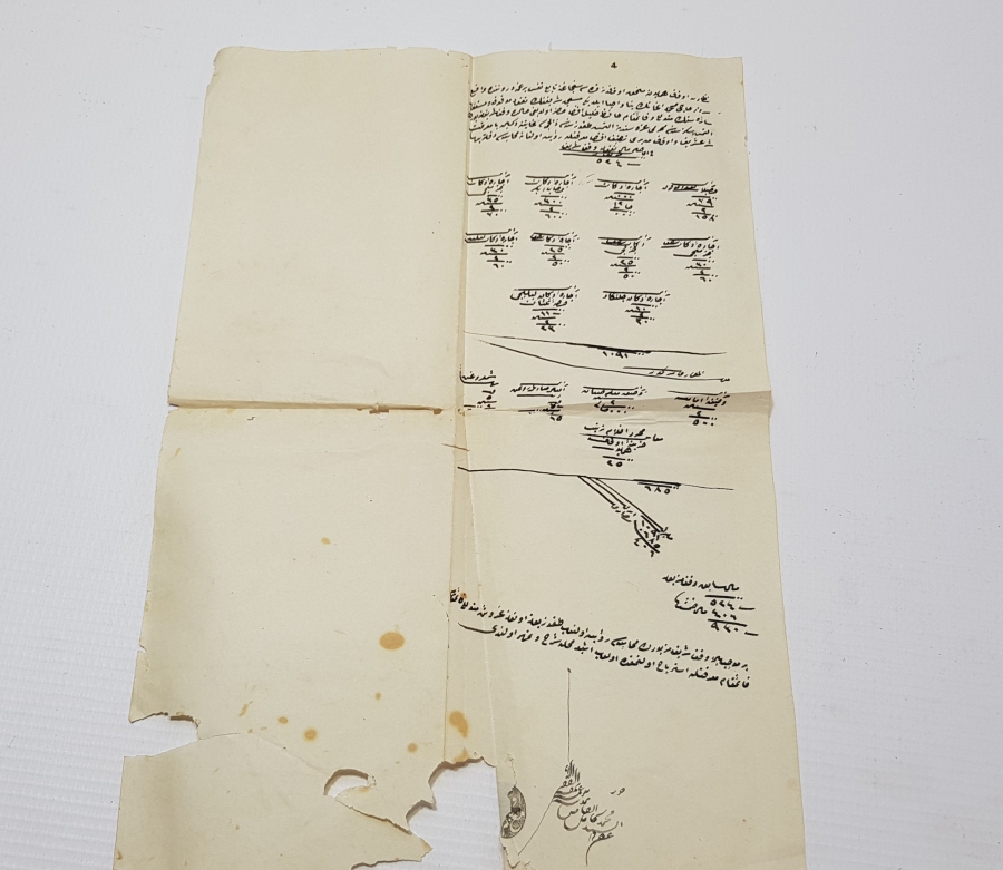 KARESİ SANCAĞI İLE İLGİLİ EL YAZMA HÜCCET - KADI KARARI