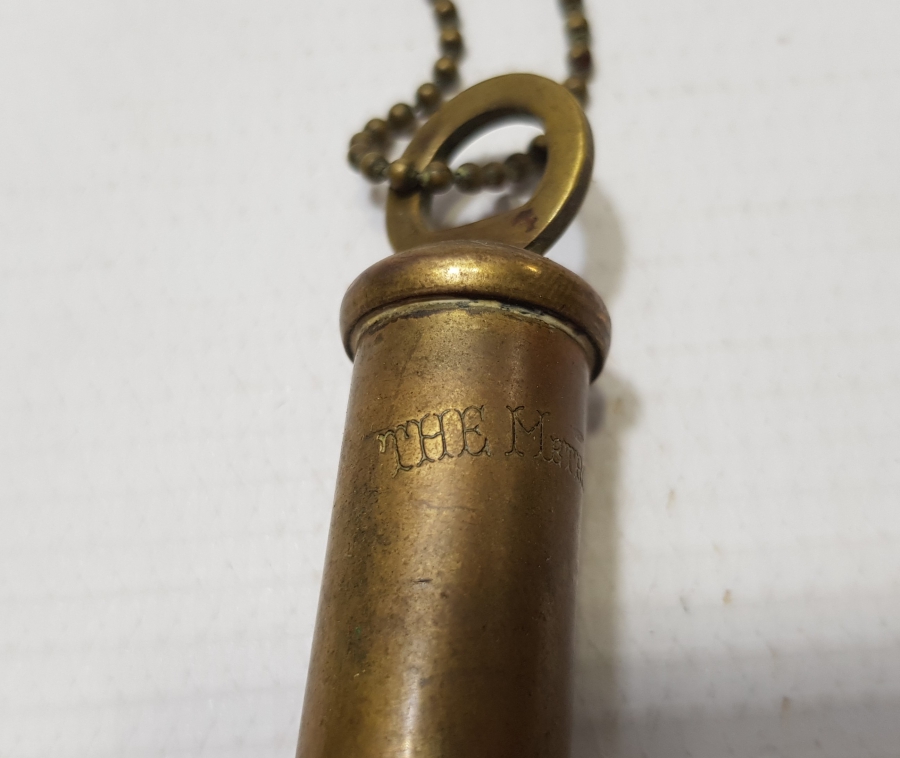 ORİJİNAL ASKISIYLA ÇOK NADİR İŞGAL DÖNEMİ İNGİLİZ POLİS DÜDÜĞÜ