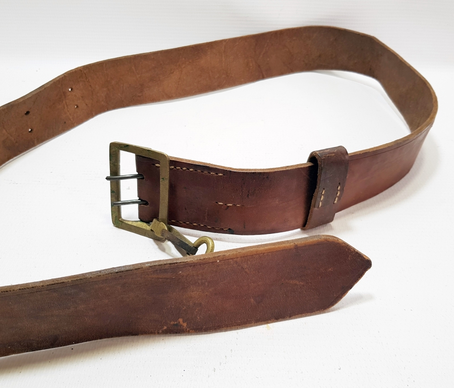 1. DÜNYA SAVAŞI DÖNEMİ ÇOK NADİR DERİ SUBAY KEMERİ