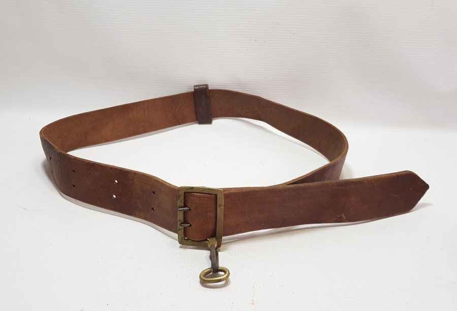 1. DÜNYA SAVAŞI DÖNEMİ ÇOK NADİR DERİ SUBAY KEMERİ