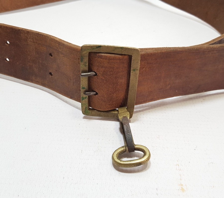 1. DÜNYA SAVAŞI DÖNEMİ ÇOK NADİR DERİ SUBAY KEMERİ