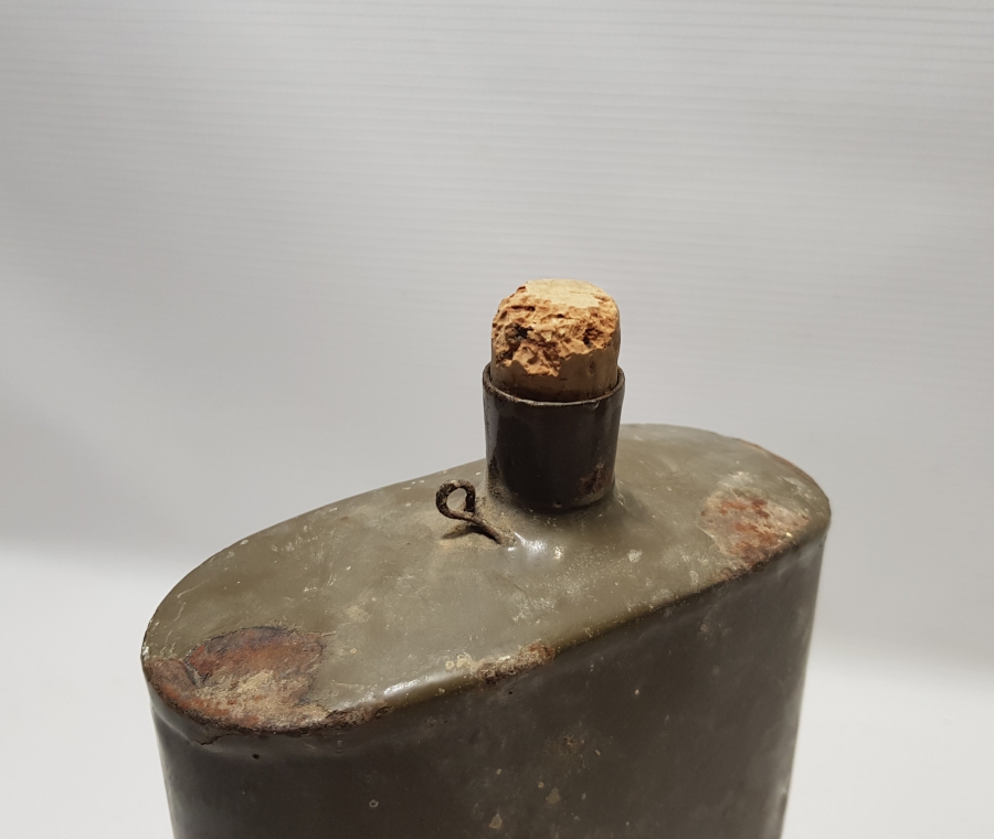 1. DÜNYA SAVAŞI DÖNEMİ FRANSIZ EMAYE ASKER MATARASI