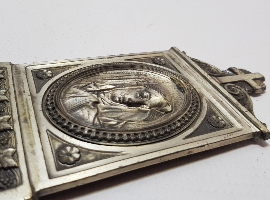 OSMANLI DÖNEMİ RUM İŞİ KABARTMA İŞÇİLİKLİ SUNAKLIK