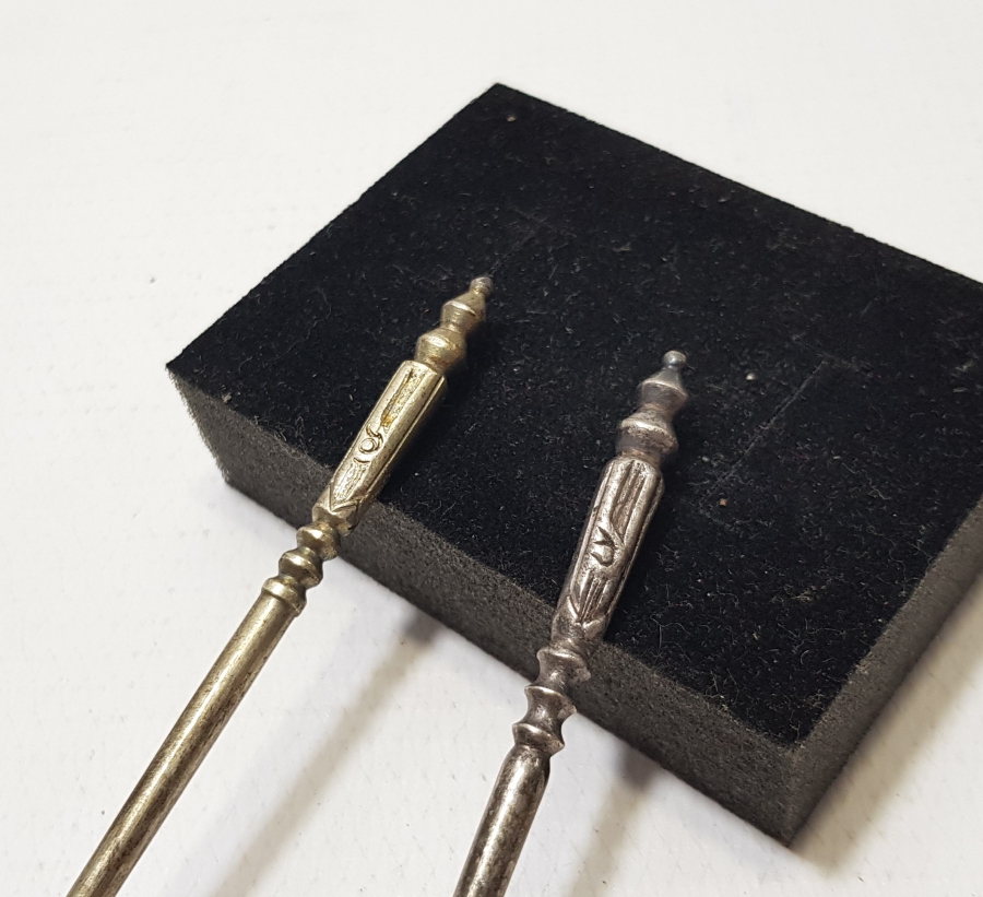 RUMCA İNSİYALLİ OSMANLI DÖNEMİ GÜMÜŞ TATLI ÇATAL KAŞIĞI