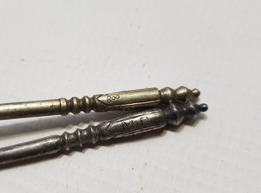 RUMCA İNSİYALLİ OSMANLI DÖNEMİ GÜMÜŞ TATLI ÇATAL KAŞIĞI