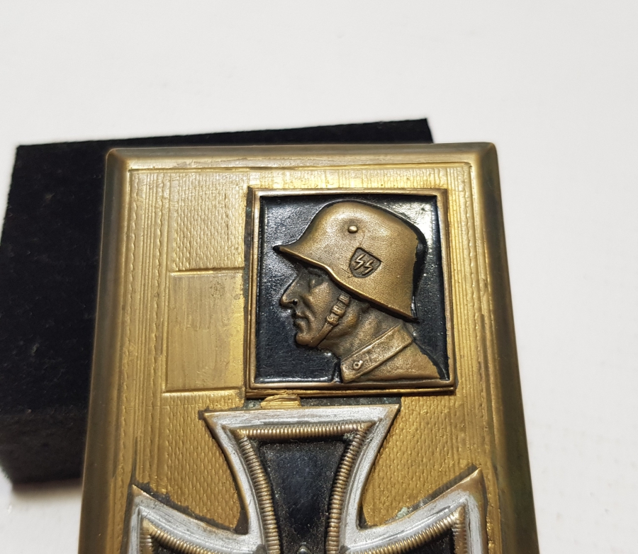 DEMİR HAÇ NİŞANLI 2. DÜNYA SAVAŞI DÖNEMİ NADİR NAZİ SUBAY TABAKASI