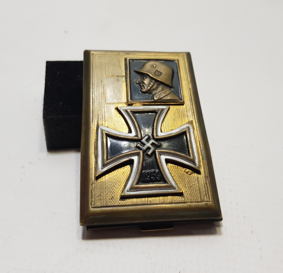 DEMİR HAÇ NİŞANLI 2. DÜNYA SAVAŞI DÖNEMİ NADİR NAZİ SUBAY TABAKASI