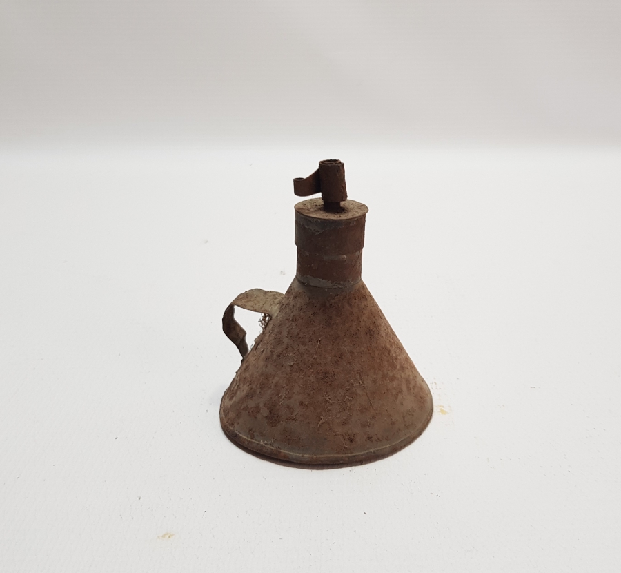 OSMANLI DÖNEMİ EL YAPIMI SİPER İDARE LAMBASI