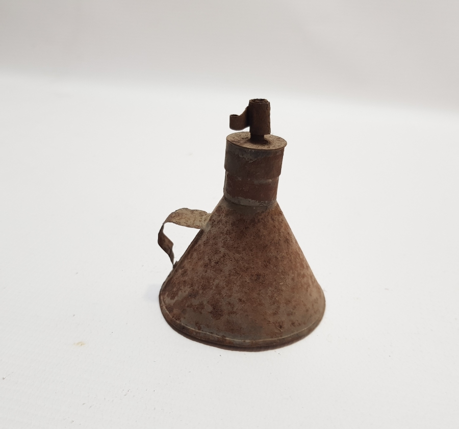 OSMANLI DÖNEMİ EL YAPIMI SİPER İDARE LAMBASI