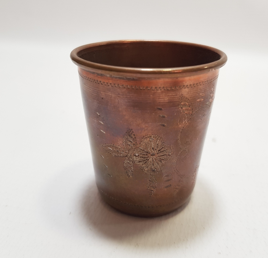 ÜZERİ KALEM İŞÇİLİKLİ OSMANLI DÖNEMİ BARDAK