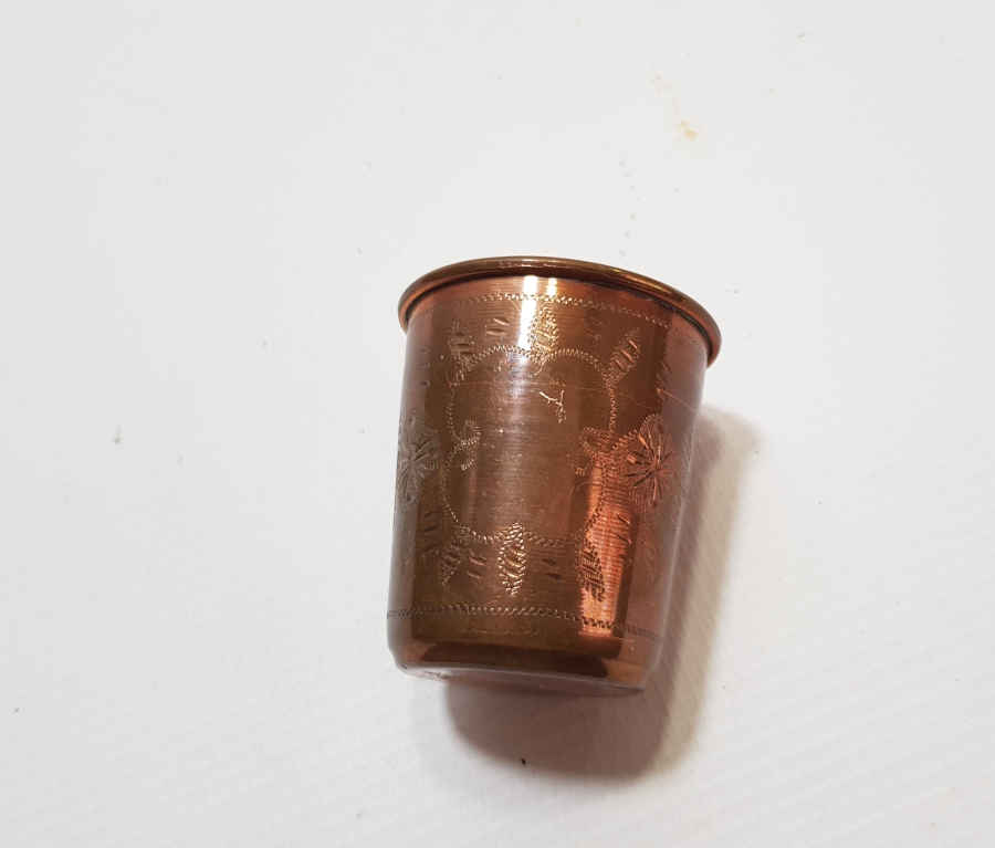 ÜZERİ KALEM İŞÇİLİKLİ OSMANLI DÖNEMİ BARDAK