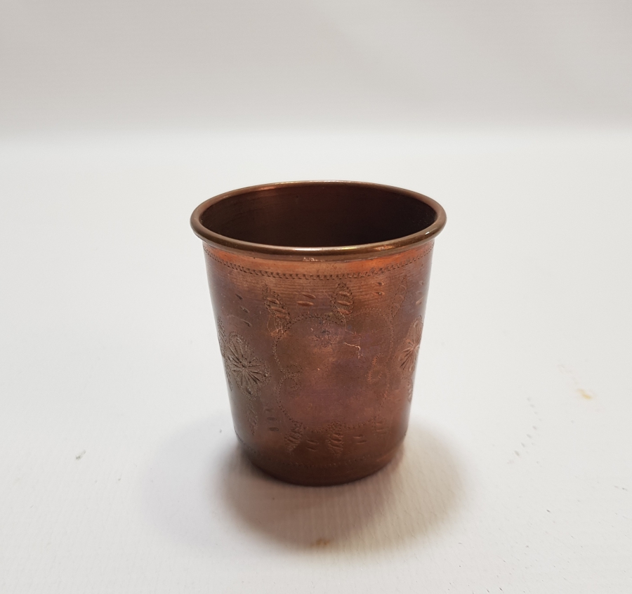 ÜZERİ KALEM İŞÇİLİKLİ OSMANLI DÖNEMİ BARDAK