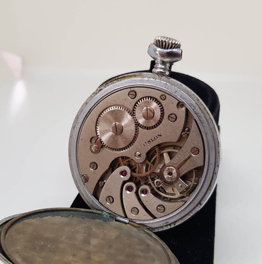 HISLON MARKA KURMALI ANTİKA CEP SAATİ