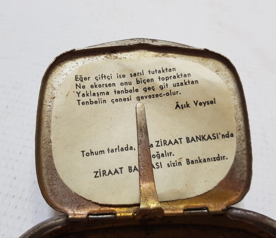 ZİRAAT BANKASI SİGARA TABAKASI