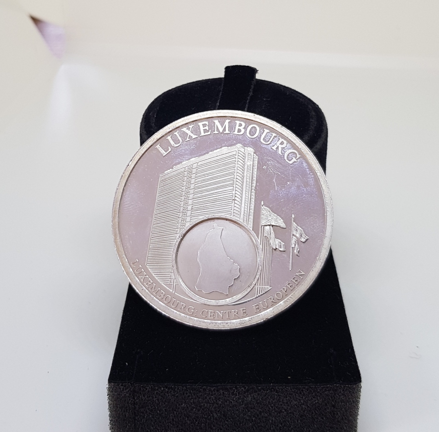 LÜKSEMBURG GÜMÜŞ KAPLAMA MADALYA