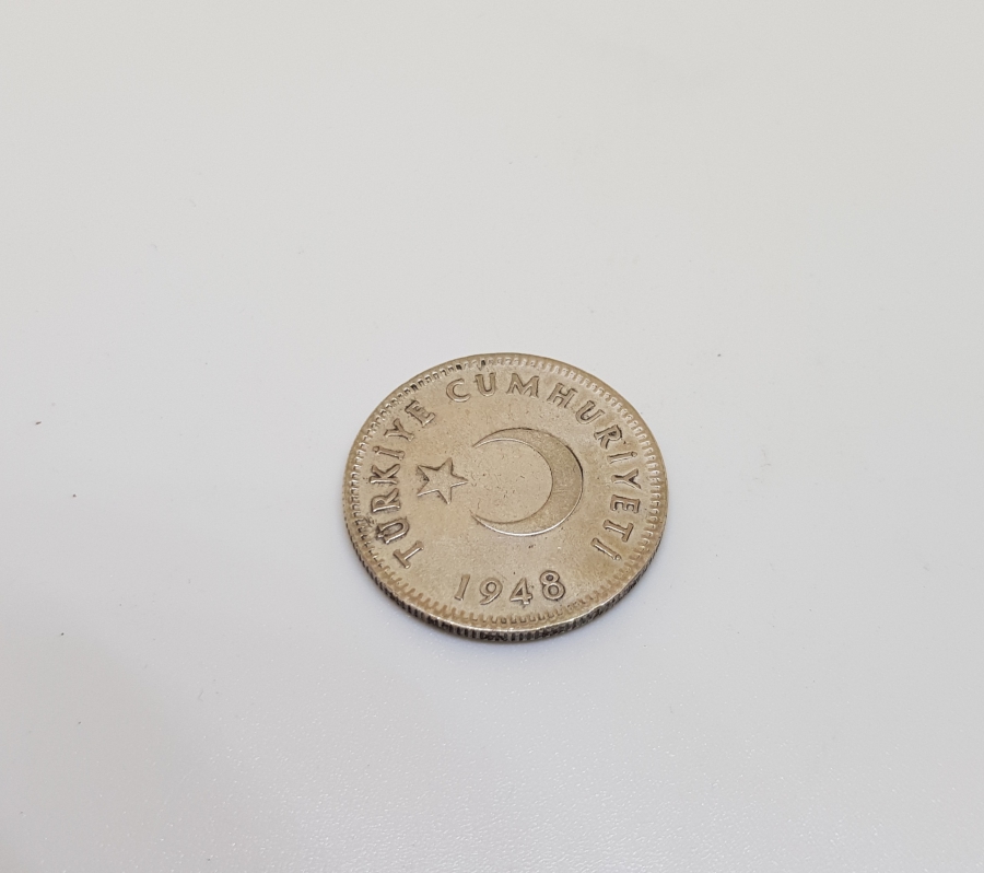 1948 TARİHLİ GÜMÜŞ 1 LİRA