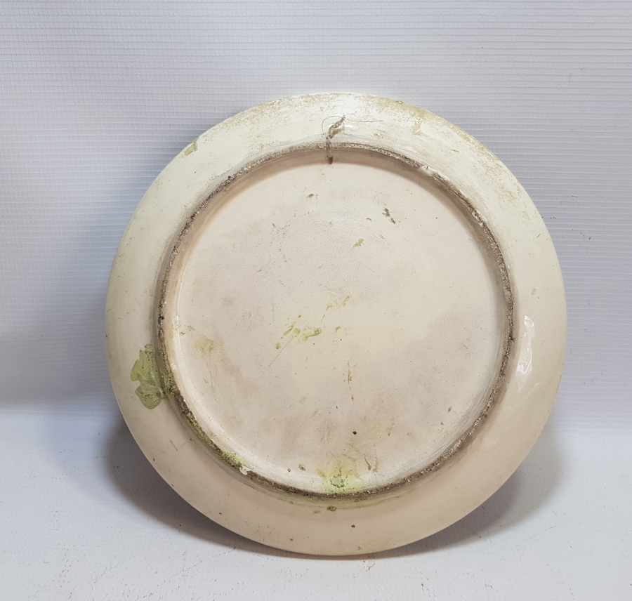 1966 ADALET PARTİSİ KONULU KÜTAHYA SERAMİK TABAK