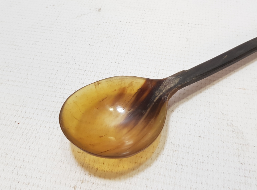 OSMANLI DÖNEMİ TEKKE İŞİ BOYNUZ KAŞIK