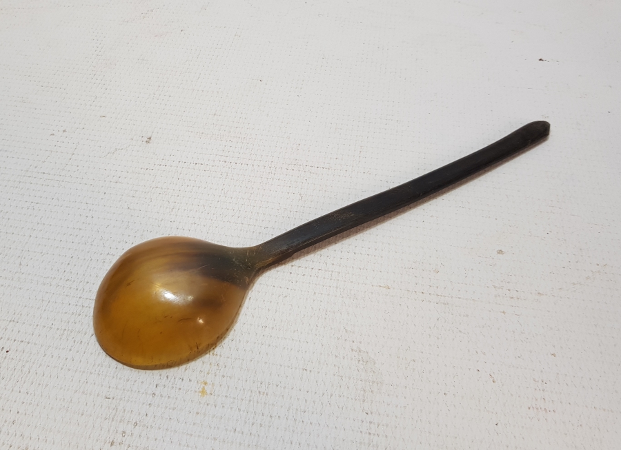 OSMANLI DÖNEMİ TEKKE İŞİ BOYNUZ KAŞIK