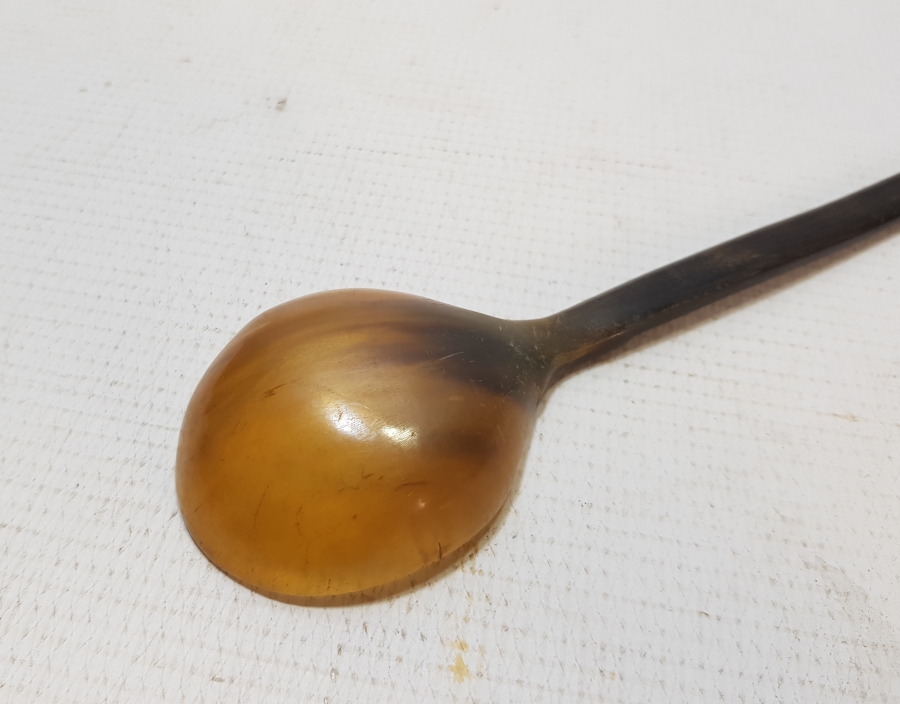 OSMANLI DÖNEMİ TEKKE İŞİ BOYNUZ KAŞIK