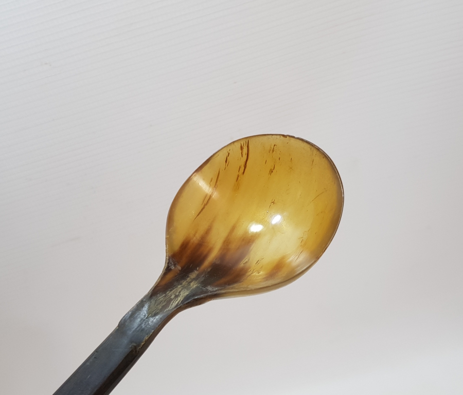 OSMANLI DÖNEMİ TEKKE İŞİ BOYNUZ KAŞIK