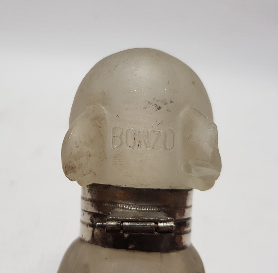 OSMANLI DÖNEMİ KÖPEK FORMLU CAM HOKKA