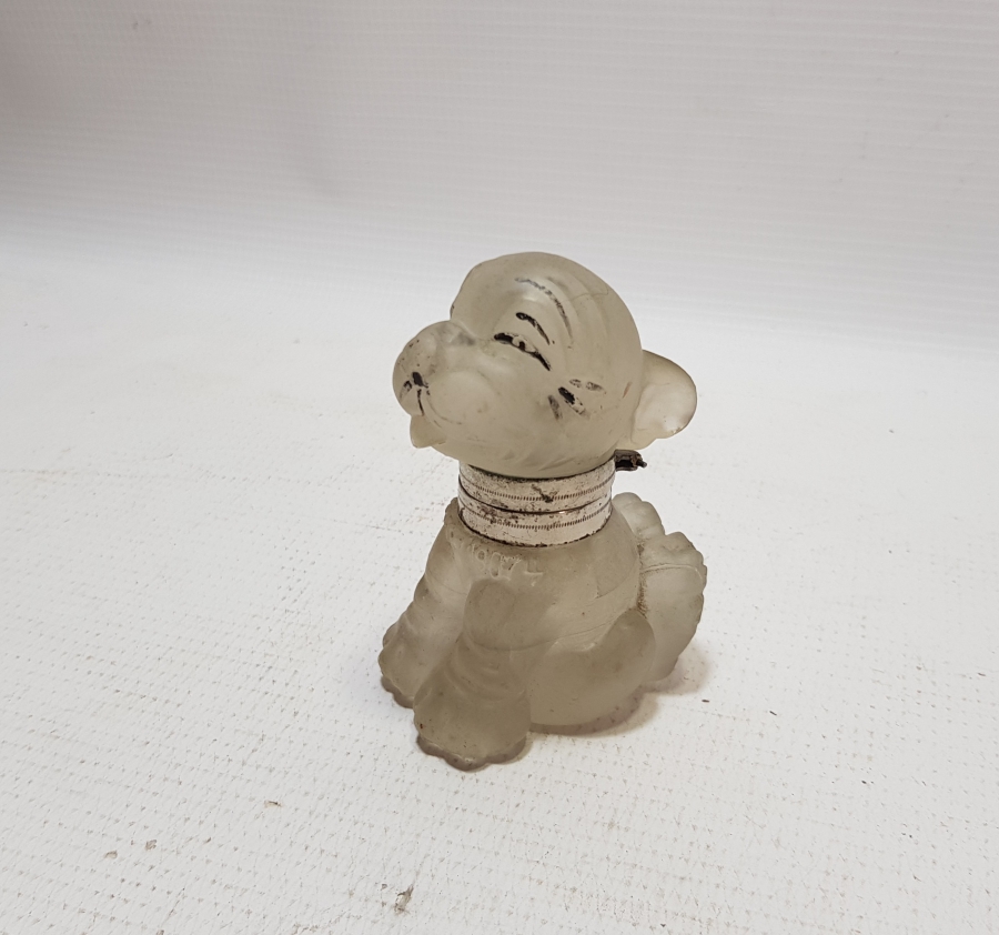 OSMANLI DÖNEMİ KÖPEK FORMLU CAM HOKKA