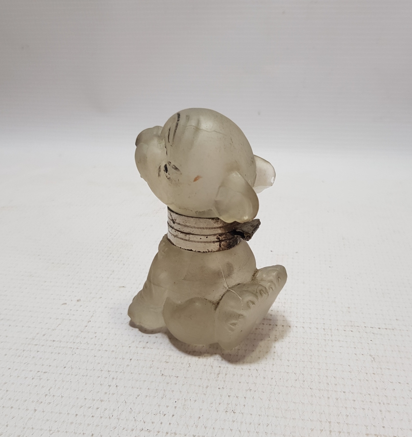 OSMANLI DÖNEMİ KÖPEK FORMLU CAM HOKKA