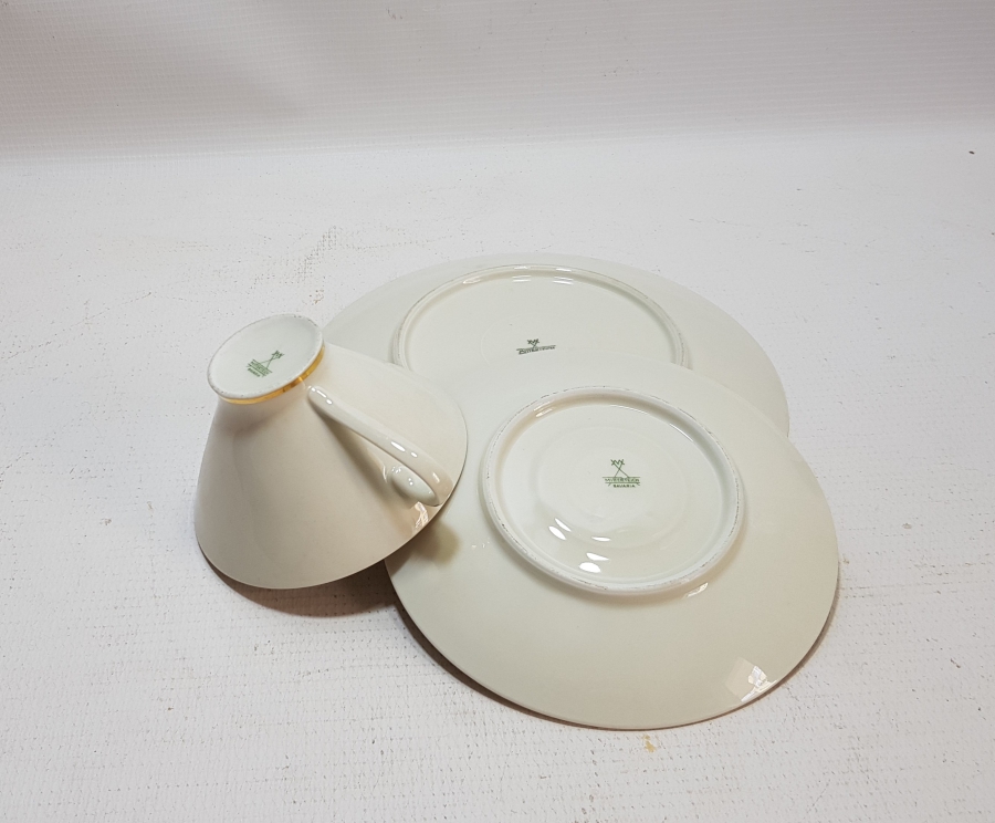 ALTIN VARAKLI BAVARIA TRİO ÇAY TAKIMI