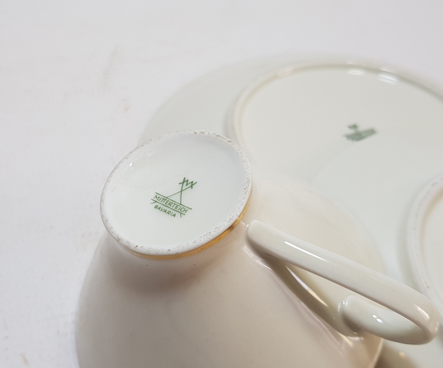 ALTIN VARAKLI BAVARIA TRİO ÇAY TAKIMI