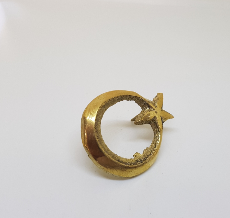 ANTİKA AY YILDIZ ŞAPKA KOKARTI