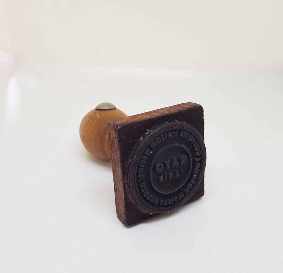 ANTİKA İZMİR NATO GÜMRÜK İRTİBAT BÜROSU MÜHÜRÜ