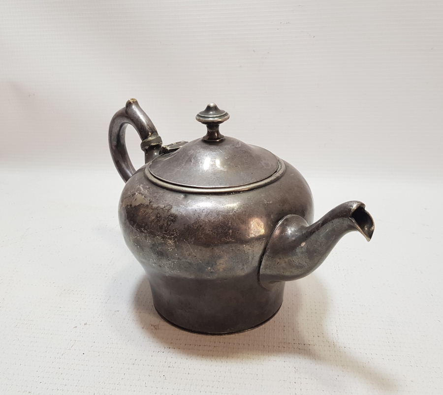 ANTİKA GÜMÜŞ KAPLAMA ÇAYDANLIK