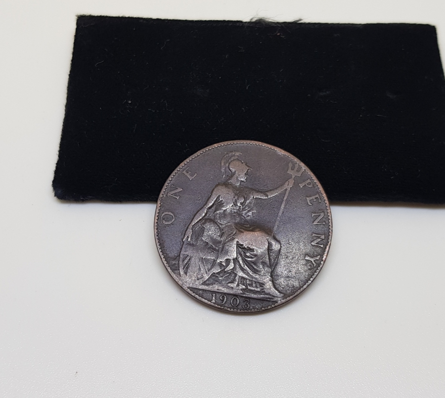 1903 İNGİLTERE ONE PENNY