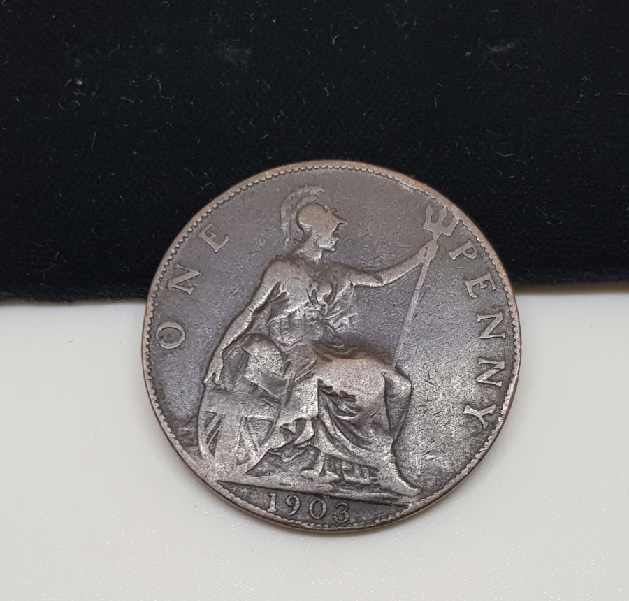 1903 İNGİLTERE ONE PENNY