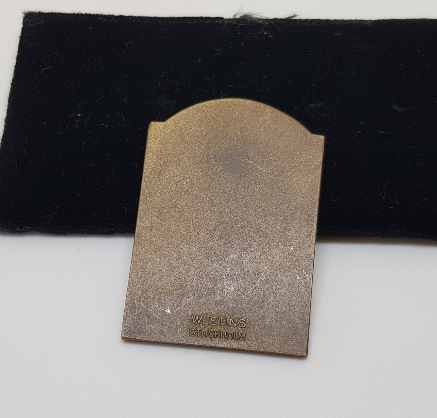 ANTİKA İSVEÇ MADALYA PLAKET