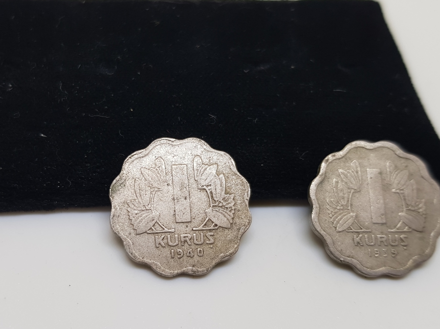 1939-1940 TARİHLİ 1 KURUŞLAR