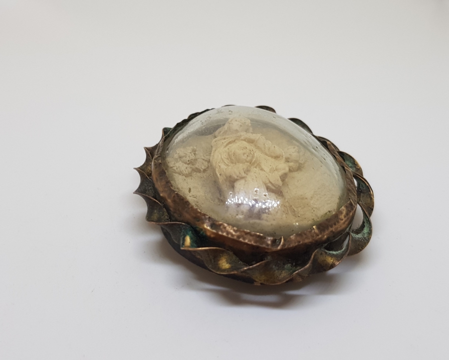 1850LERDEN ÇOK NADİR HZ İSA VE MERYEM GÖRSELLİ İKONA