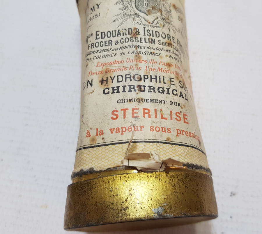 1. DÜNYA SAVAŞI DÖNEMİ ORİJİNAL KUTUSUNDA SARGI BEZİ