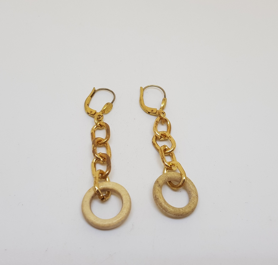 ANTİKA FİLDİŞİ KÜPE