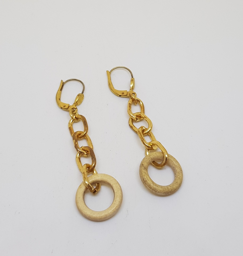 ANTİKA FİLDİŞİ KÜPE