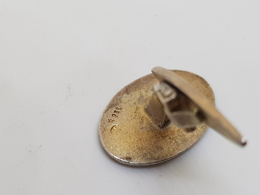 ANTİKA MİNELİ GÜMÜŞ KOL DÜĞMELERİ