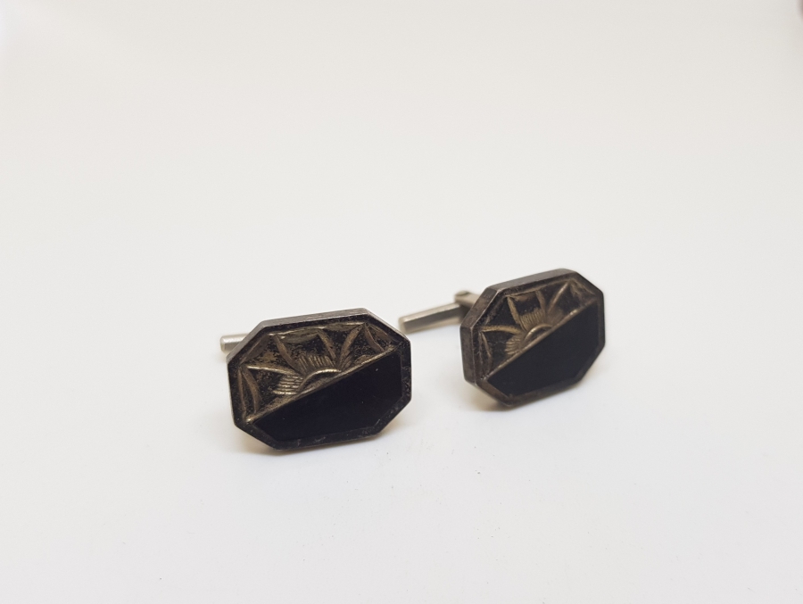 ANTİKA GÜMÜŞ KOL DÜĞMELERİ