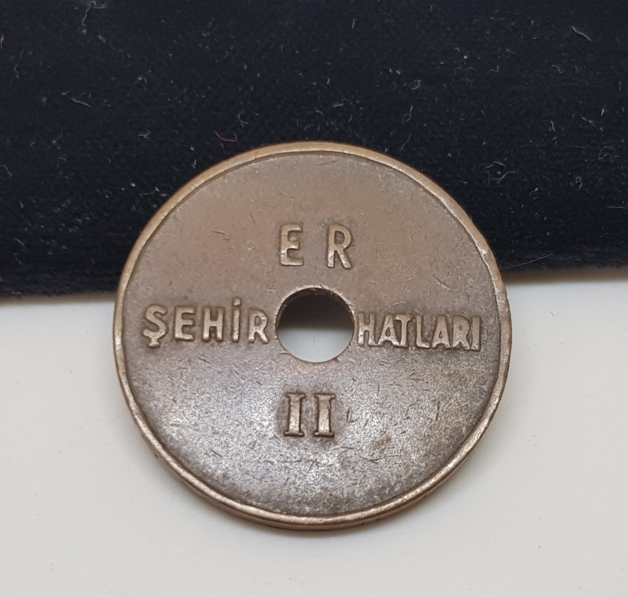 DENİZCİLİK BANKASI ŞEHİR HATLARI ER II. NADİR JETON