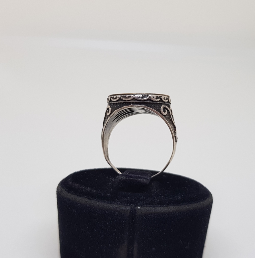 ELİF VE VAV TEMALI GÜMÜŞ YÜZÜK