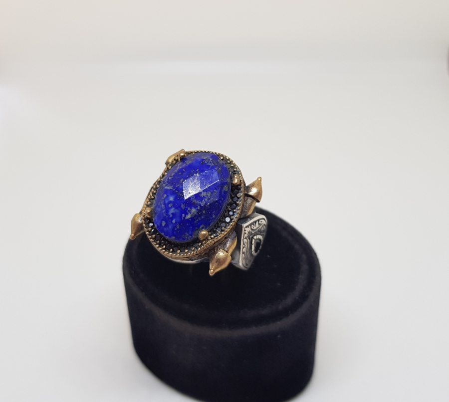 LAPİS TAŞLI GÜMÜŞ YÜZÜK