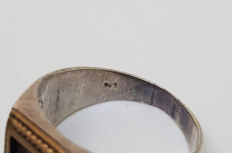 OSMANLI DEVLET ARMALI VE TUĞRALI GÜMÜŞ YÜZÜK